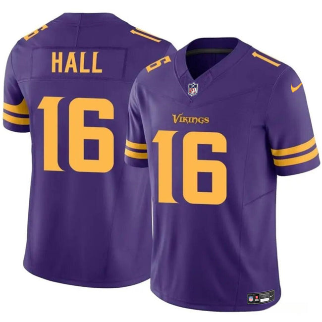Jaren Hall Minnesota Vikings purple Color Rush jersey