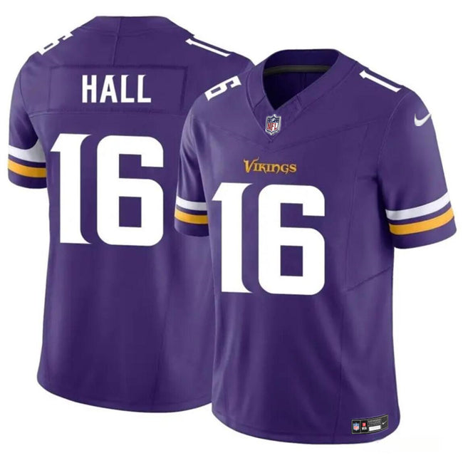 Jaren Hall Minnesota Vikings purple FUSE jersey
