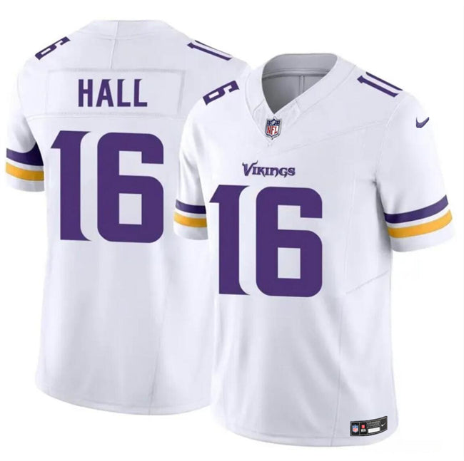 Jaren Hall Minnesota Vikings white FUSE jersey