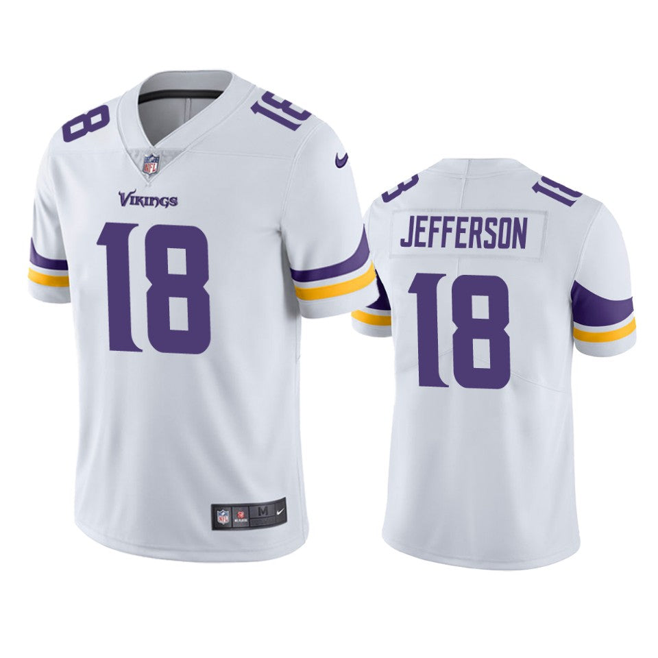 Justin Jefferson Minnesota Vikings white jersey