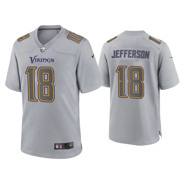 Justin Jefferson Minnesota Vikings gray Game jersey