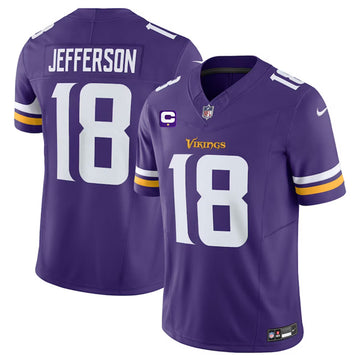 Justin Jefferson Minnesota Vikings purple FUSE jersey