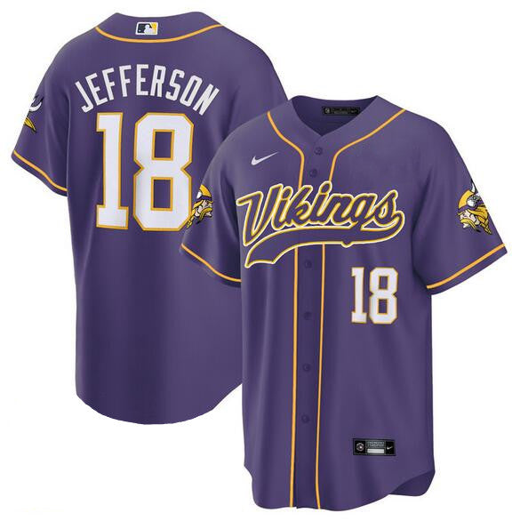 Justin Jefferson Minnesota Vikings purple jersey