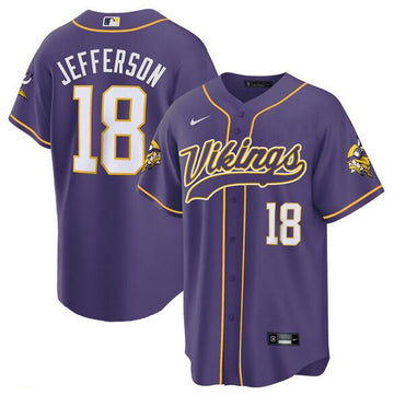 Justin Jefferson Minnesota Vikings purple jersey