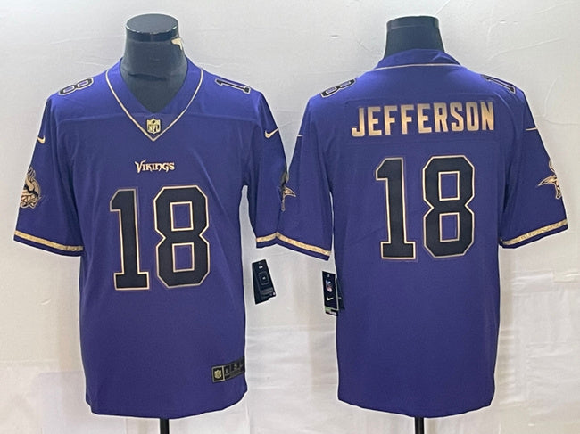 Justin Jefferson Minnesota Vikings purple jersey