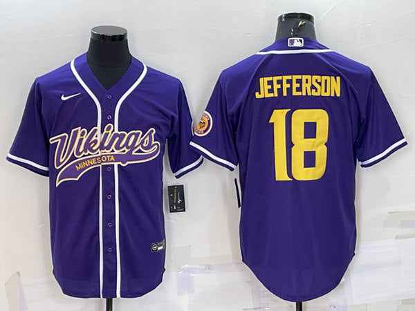 Justin Jefferson Minnesota Vikings purple jersey