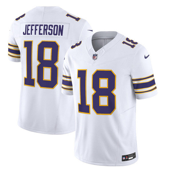 Justin Jefferson Minnesota Vikings white FUSE jersey