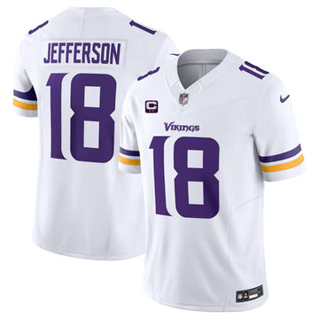 Justin Jefferson Minnesota Vikings white FUSE jersey