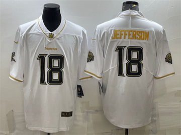Justin Jefferson Minnesota Vikings white jersey
