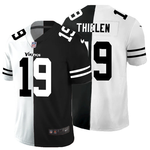 Adam Thielen Minnesota Vikings black Split jersey