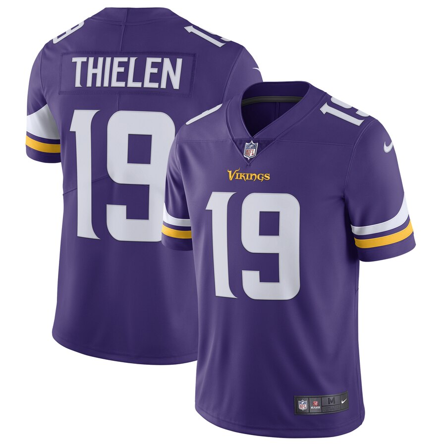 Adam Thielen Minnesota Vikings purple jersey