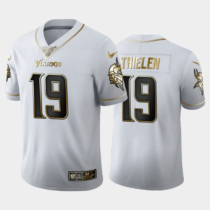 Adam Thielen Minnesota Vikings white jersey
