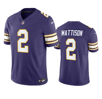 Alexander Mattison Minnesota Vikings purple FUSE jersey