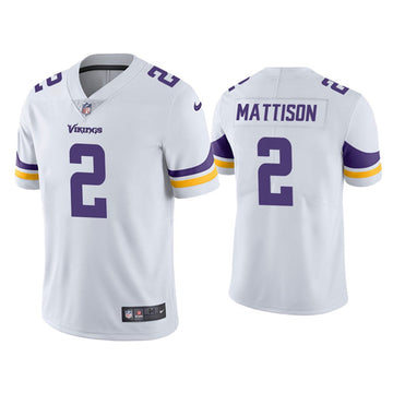 Alexander Mattison Minnesota Vikings white jersey