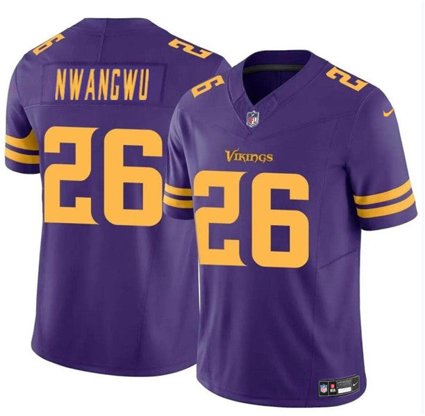 Kene Nwangwu Minnesota Vikings purple Color Rush jersey