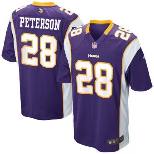 Adrian Peterson Minnesota Vikings purple jersey