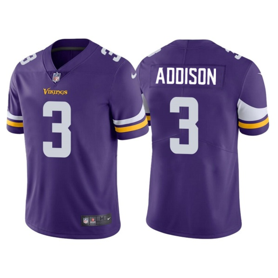 Jordan Addison Minnesota Vikings purple jersey