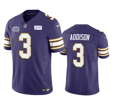 Jordan Addison Minnesota Vikings purple FUSE jersey