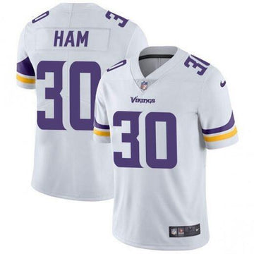CJ Ham Minnesota Vikings white jersey