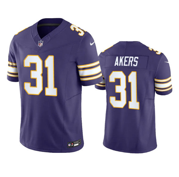 Cam Akers Minnesota Vikings purple FUSE jersey