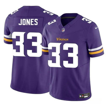 Aaron Jones Minnesota Vikings purple FUSE jersey