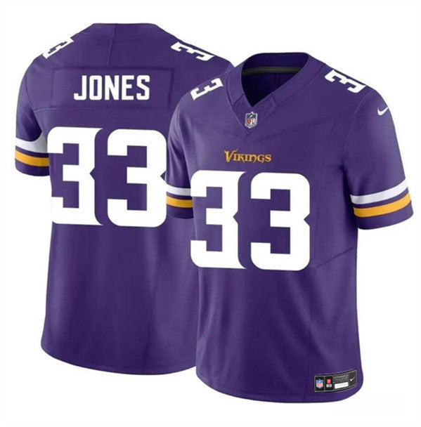 Aaron Jones Minnesota Vikings purple FUSE jersey