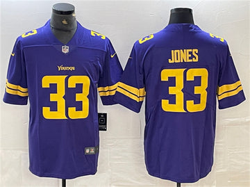 Aaron Jones Minnesota Vikings purple jersey