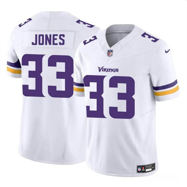 Aaron Jones Minnesota Vikings white FUSE jersey