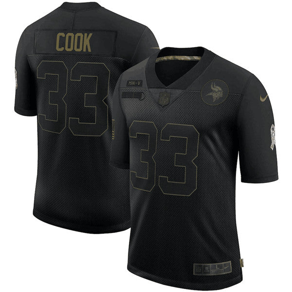 Dalvin Cook Minnesota Vikings black jersey