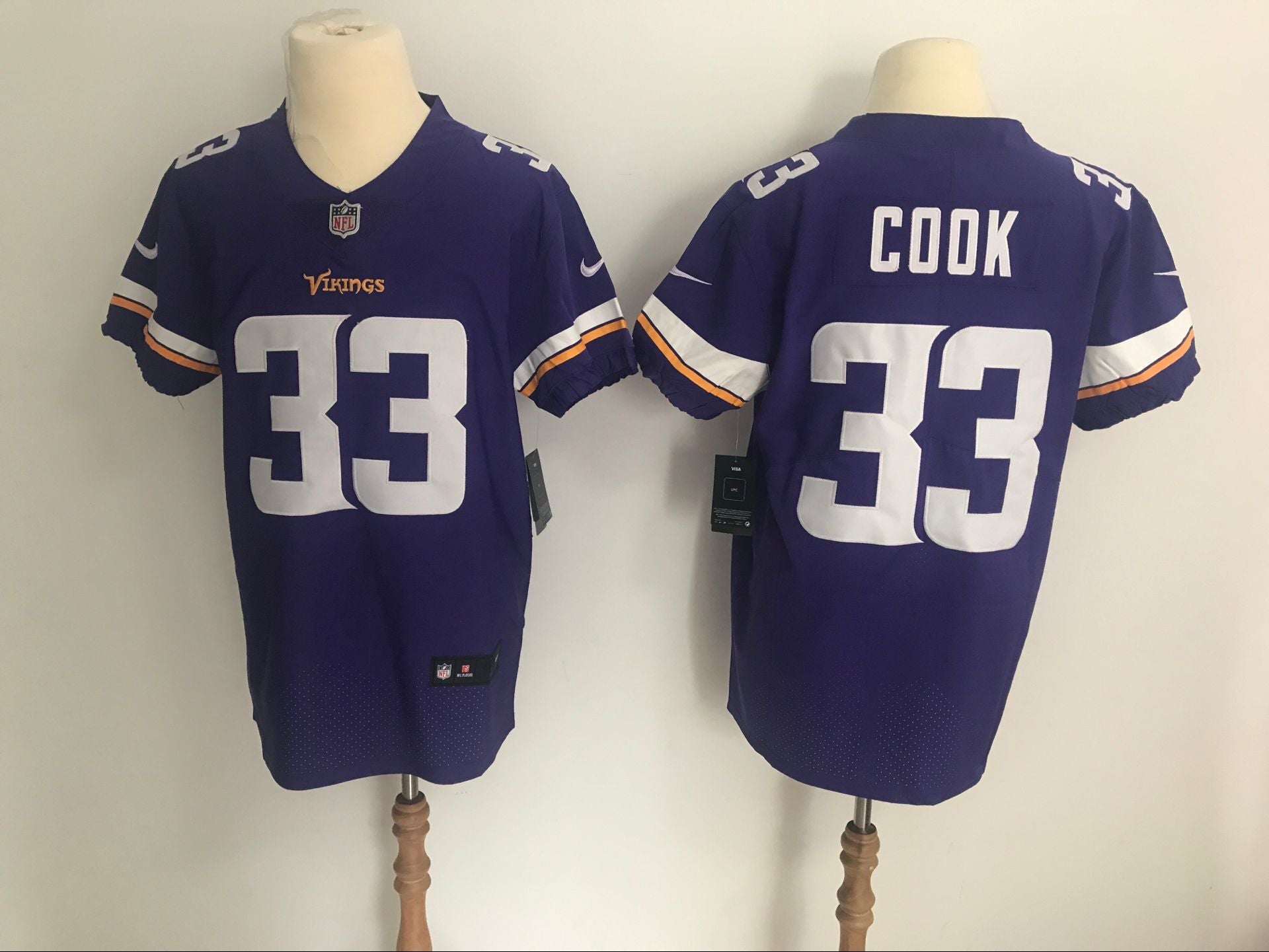 Dalvin Cook Minnesota Vikings purple Elite jersey