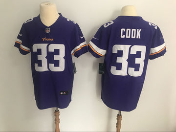 Dalvin Cook Minnesota Vikings purple Elite jersey