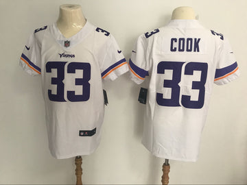 Dalvin Cook Minnesota Vikings white Elite jersey