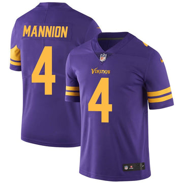 Sean Mannion Minnesota Vikings purple Color Rush jersey