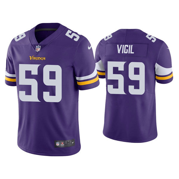 Nick Vigil Minnesota Vikings purple jersey