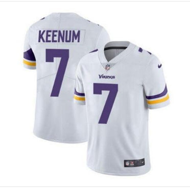 Case Keenum Minnesota Vikings white jersey