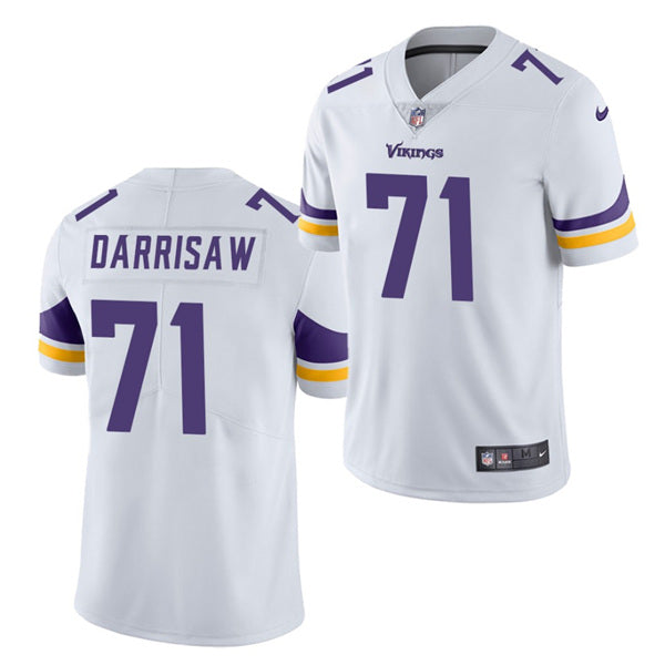 Christian Darrisaw Minnesota Vikings white jersey