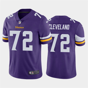 Ezra Cleveland Minnesota Vikings purple jersey