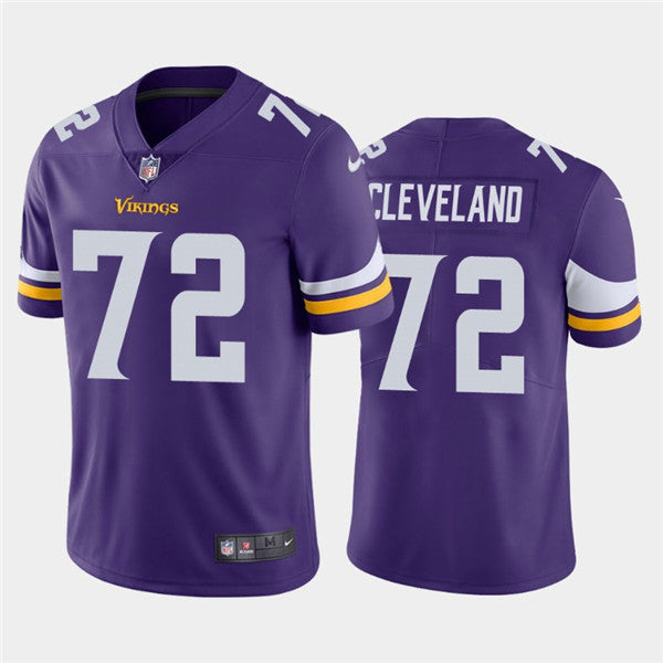 Ezra Cleveland Minnesota Vikings purple jersey