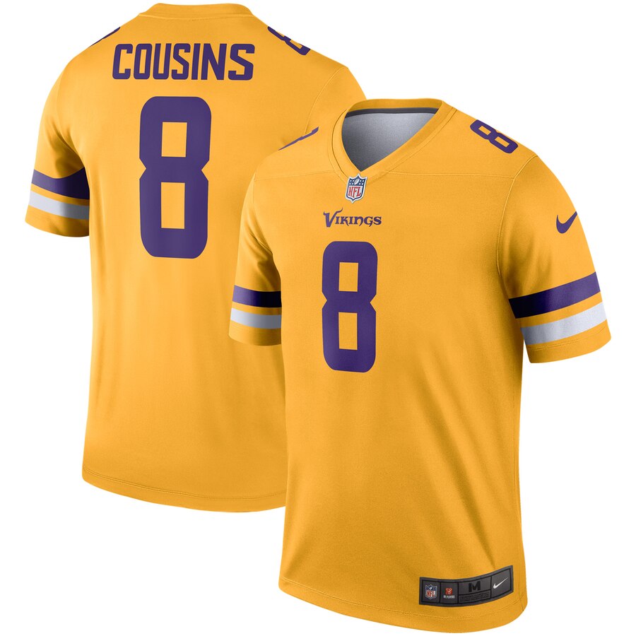 Minnesota Vikings gold Inverted Legend jersey