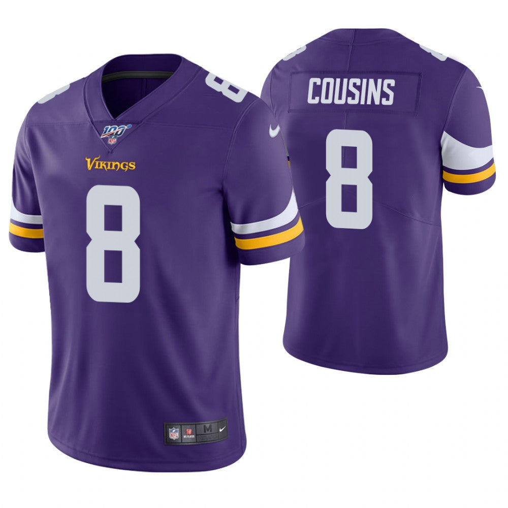 Kirk Cousins Minnesota Vikings purple jersey