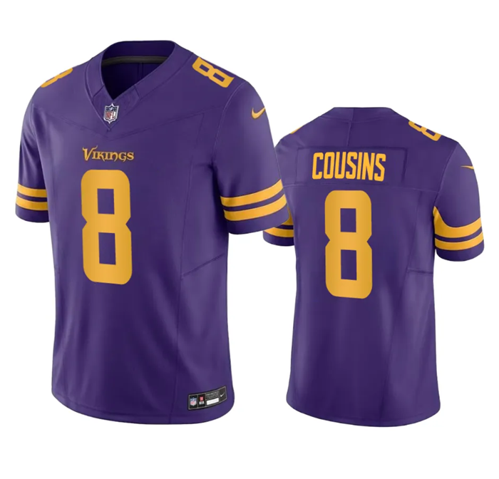 Kirk Cousins Minnesota Vikings purple Color Rush jersey
