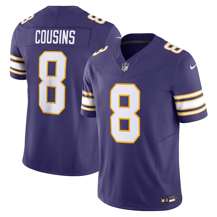 Kirk Cousins Minnesota Vikings purple FUSE jersey
