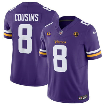 Kirk Cousins Minnesota Vikings purple FUSE jersey