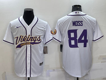 Randy Moss Minnesota Vikings white jersey