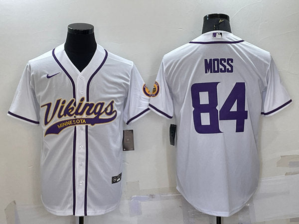 Randy Moss Minnesota Vikings white jersey