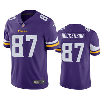 TJ Hockenson Minnesota Vikings purple jersey