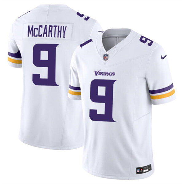 JJ McCarthy Minnesota Vikings white FUSE jersey