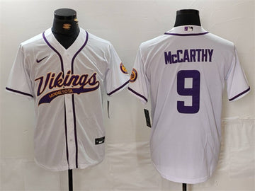 JJ McCarthy Minnesota Vikings white jersey
