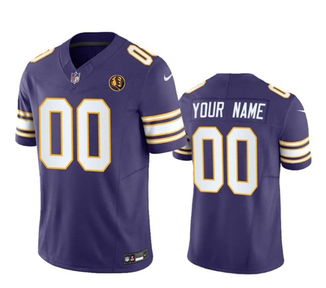 Custom Minnesota Vikings purple FUSE jersey