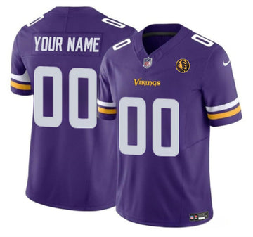 Custom Minnesota Vikings purple FUSE jersey